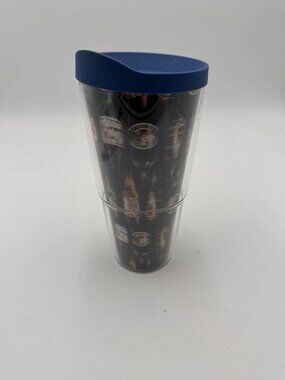 Tervis Tommy Bahama Beer Label Insulated Travel Tumbler With Blue Lid